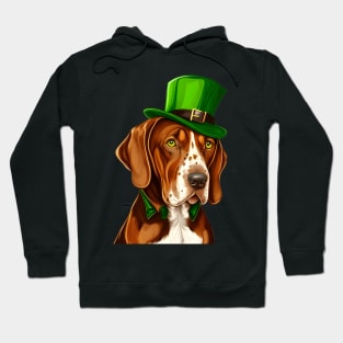 Gentleman Dog For St. Patrick's Day Dog Love Hoodie